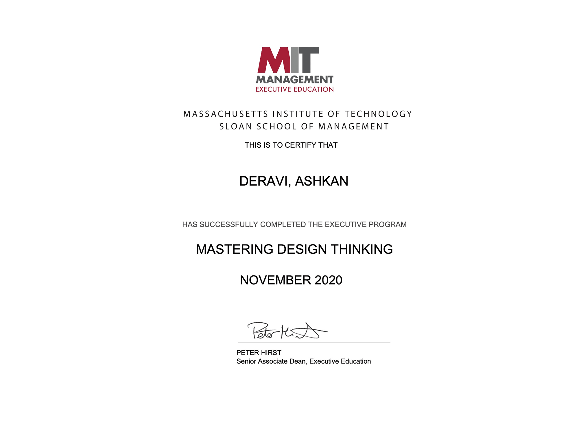 MIT Mastering Design Thinking