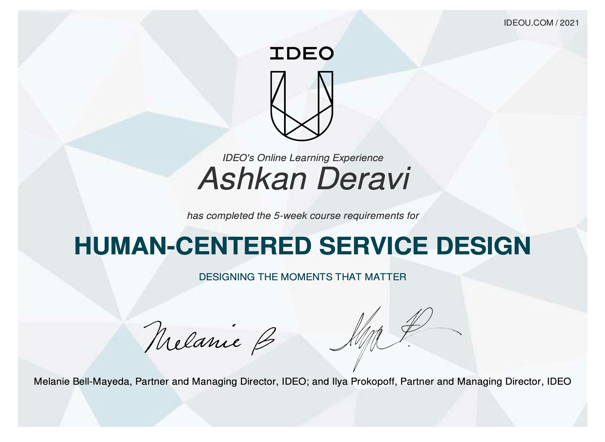 IDEO Human-Centered Service Design