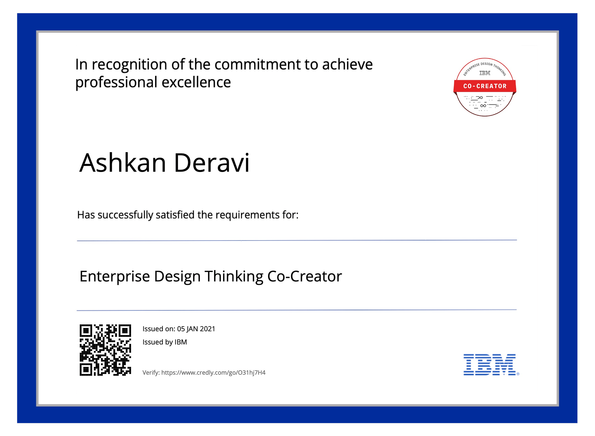 IBM Enterprise Design Thinking Co-Creator