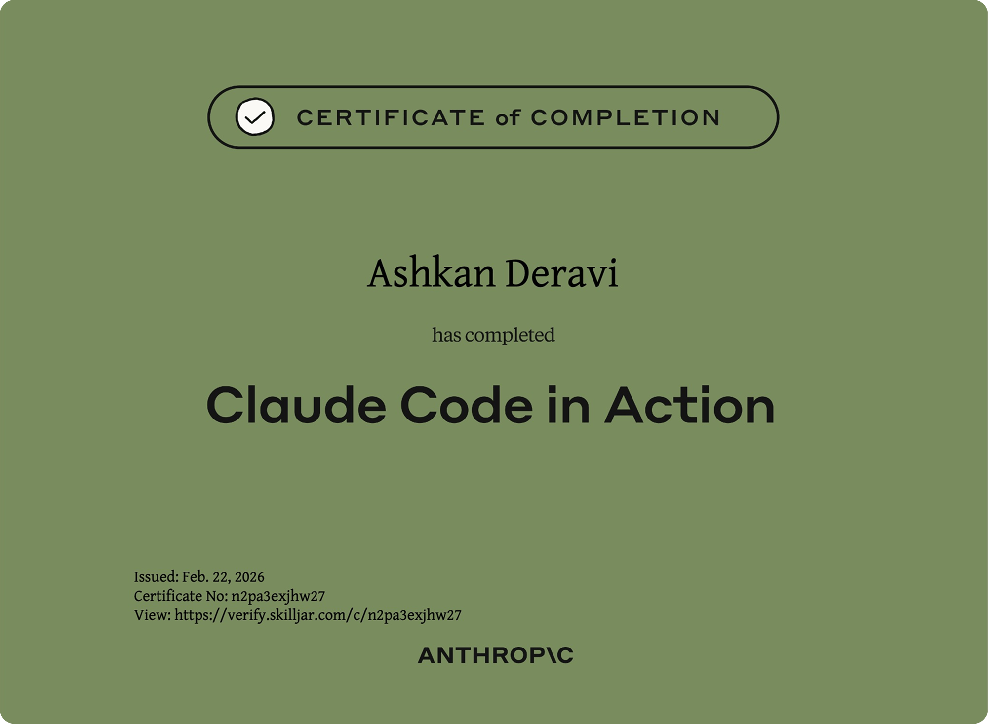 Anthropic Claude Code in Action